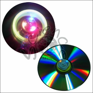 뉴 3색 LED CD 팽이 만들기(일반형/UFO형)-1인용/5인용